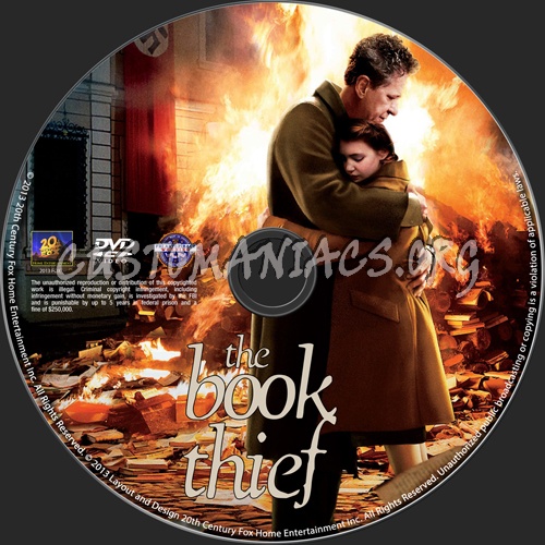 The Book Thief dvd label