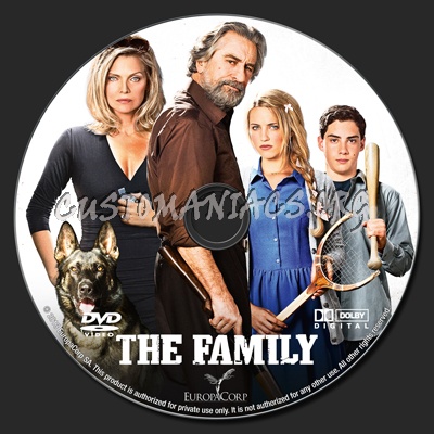 The Family dvd label