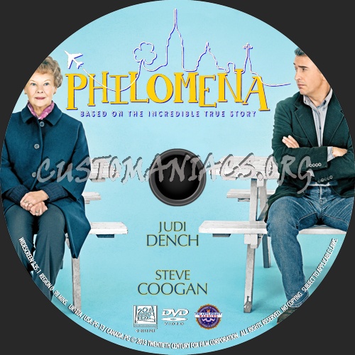 Philomena (2013) dvd label