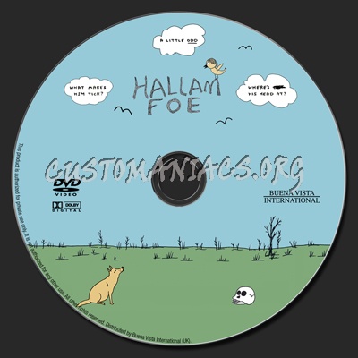 Hallam Foe dvd label