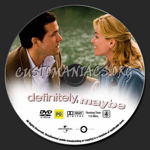 Definitely, Maybe dvd label