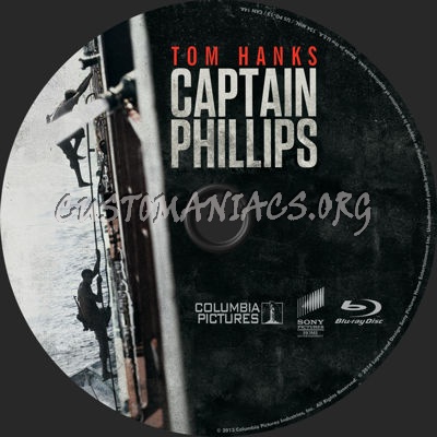 Captain Phillips blu-ray label