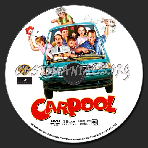 Carpool dvd label