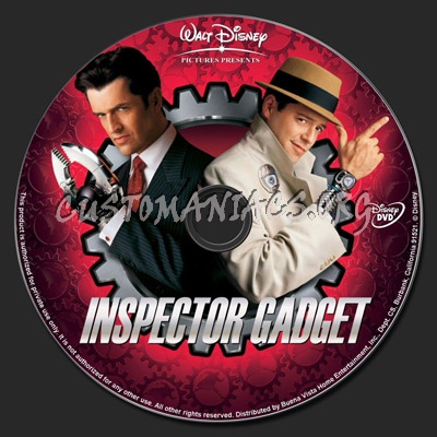 Inspector Gadget dvd label