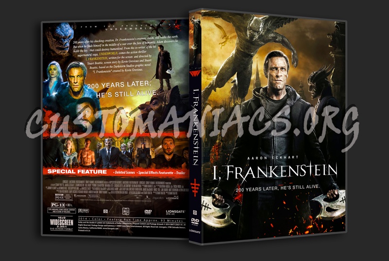 I, Frankenstein dvd cover