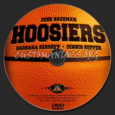 Hoosiers dvd label