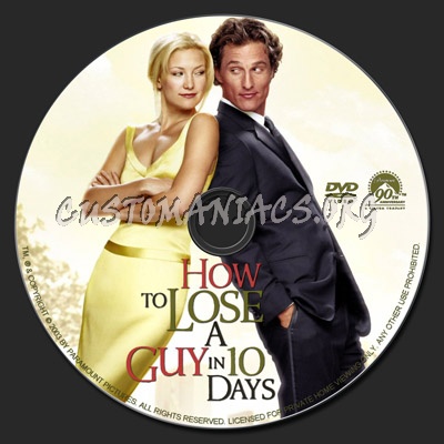 How to Lose a Guy in 10 Days dvd label