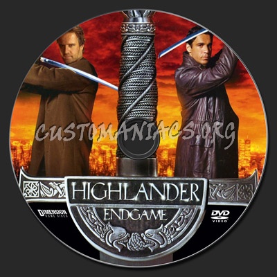 Highlander - Endgame dvd label