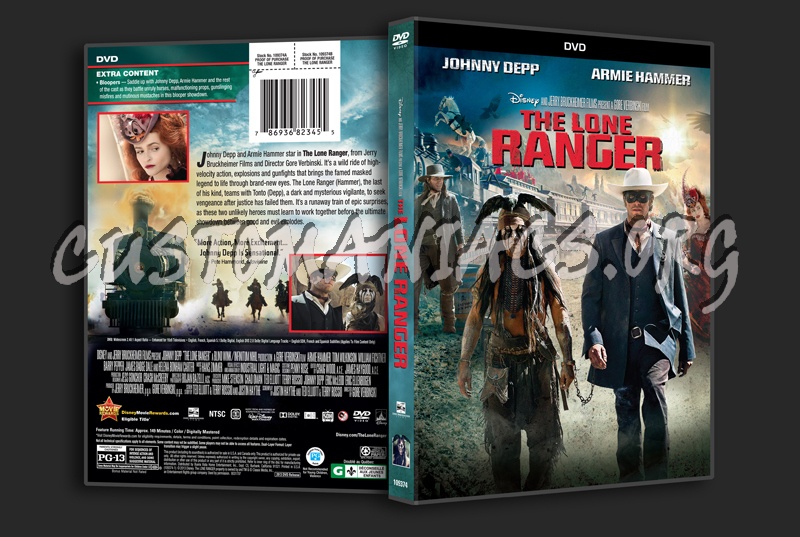 The Lone Ranger dvd cover