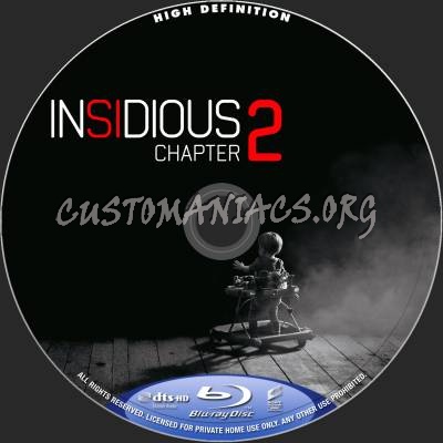 Insidious 2 blu-ray label