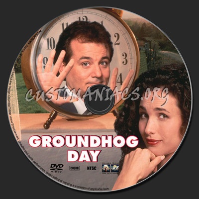 Groundhog Day dvd label