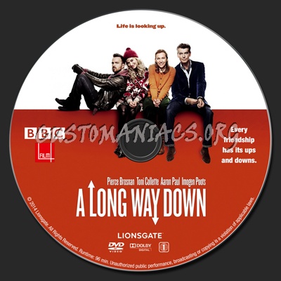 A Long Way Down dvd label