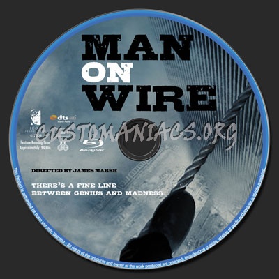 Man on Wire blu-ray label