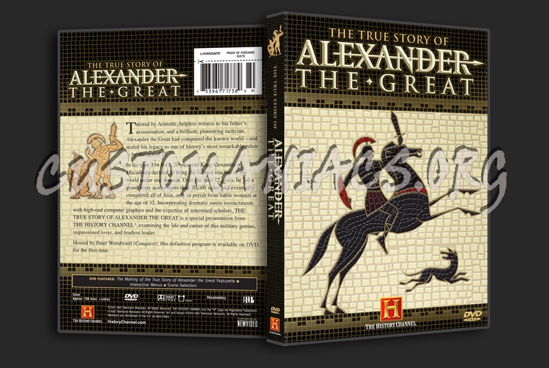 The True Story of Alexander the Great dvd cover