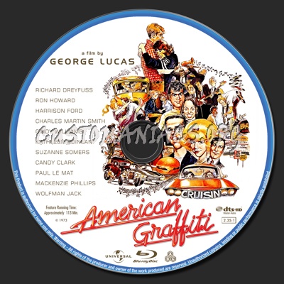 American Graffiti blu-ray label