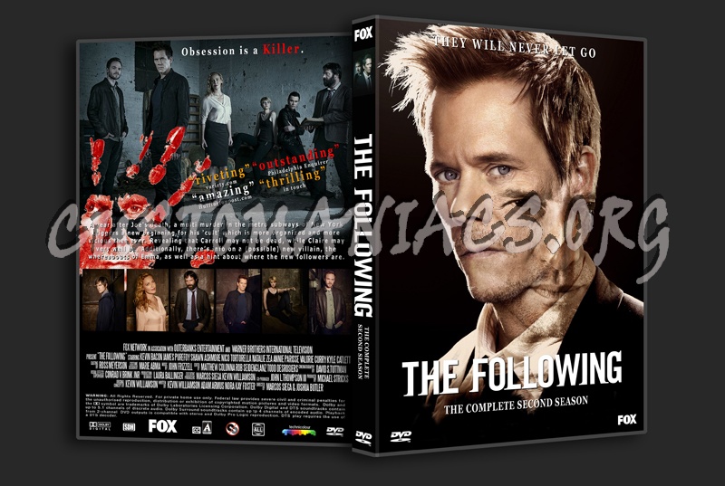 The Following Season 2 dvd cover