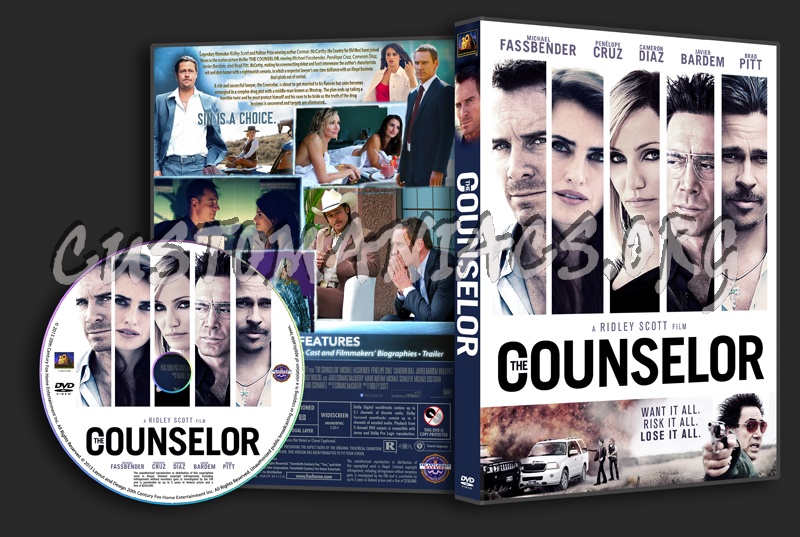 The Counselor dvd cover