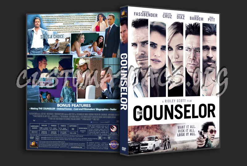 The Counselor dvd cover