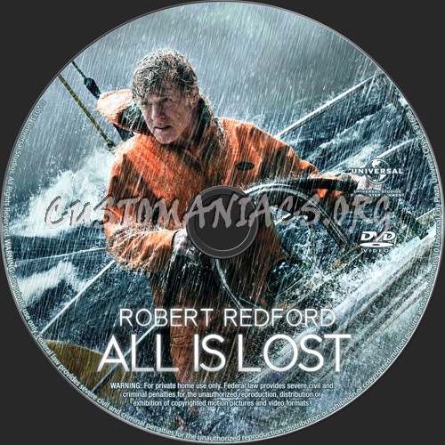 All Is Lost dvd label