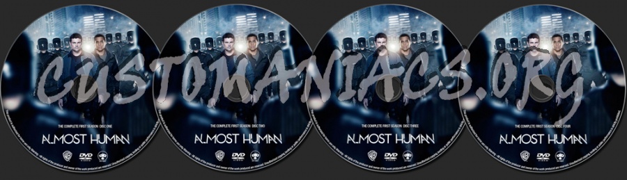 Almost Human season 1 dvd label