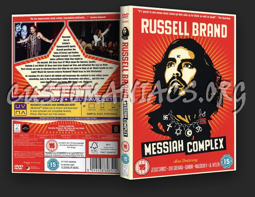 Russell Brand Messiah Complex dvd cover