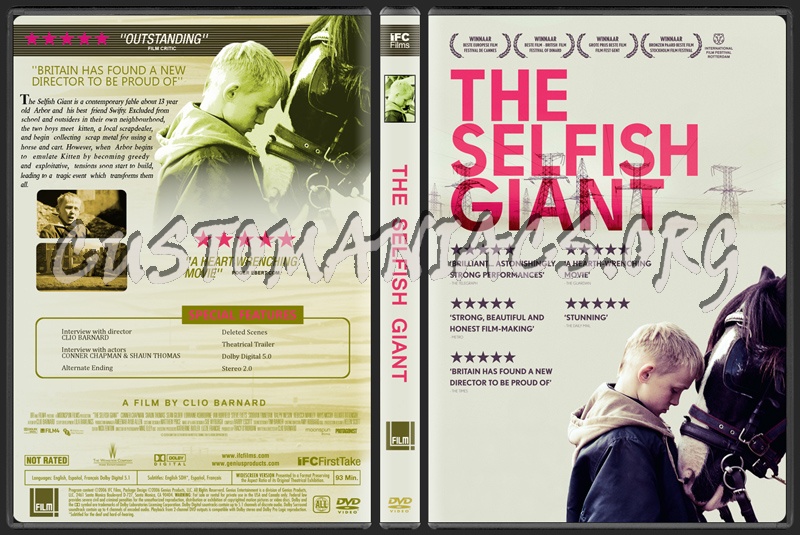 The Selfish Giant dvd cover