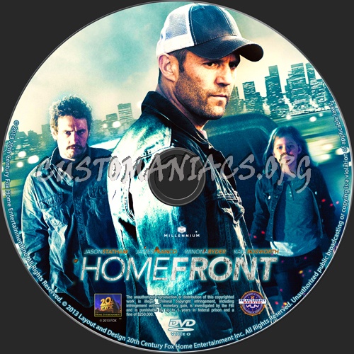 Homefront dvd label