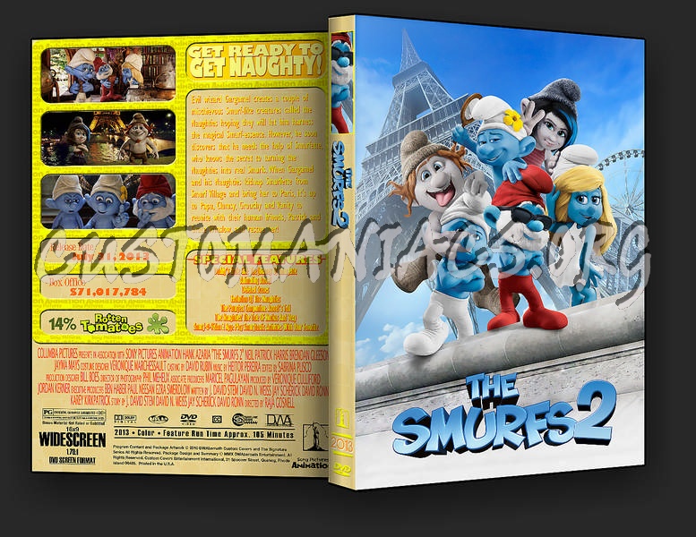 The Smurfs 2 dvd cover