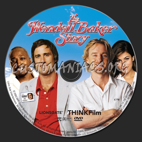 The Wendell Baker Story dvd label