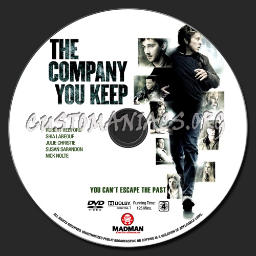 The Company You Keep dvd label