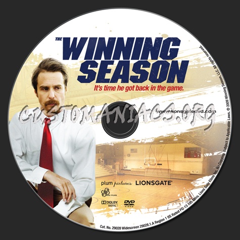 The Winning Season (2009) dvd label