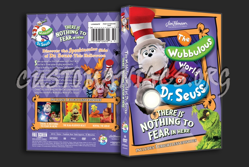 The Wubbulous World of Dr Seuss: There is Nothing to Fear in Here dvd cover