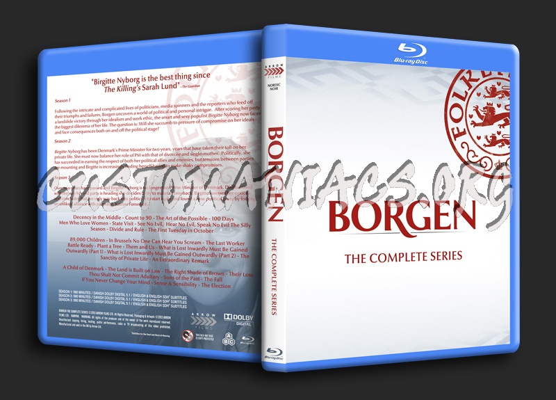 Borgen The Complete Series blu-ray cover