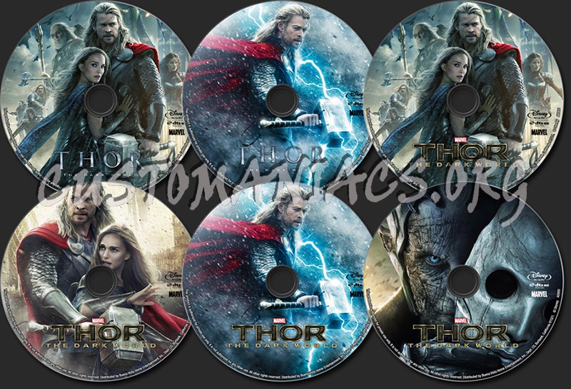 Thor: The Dark World (2013) blu-ray label