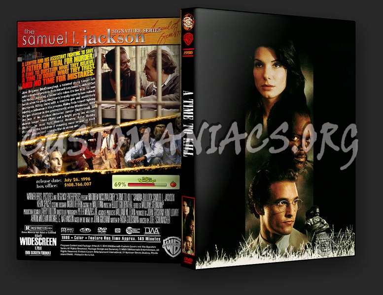 A Time to Kill dvd cover