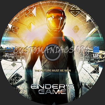 Ender's Game blu-ray label