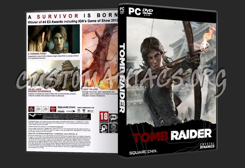 Tomb Raider PC dvd cover