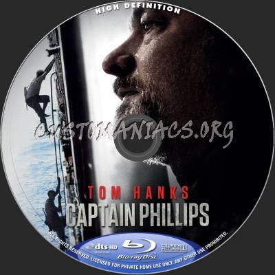 Captain Phillips blu-ray label