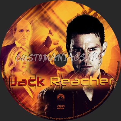 Jack Reacher dvd label