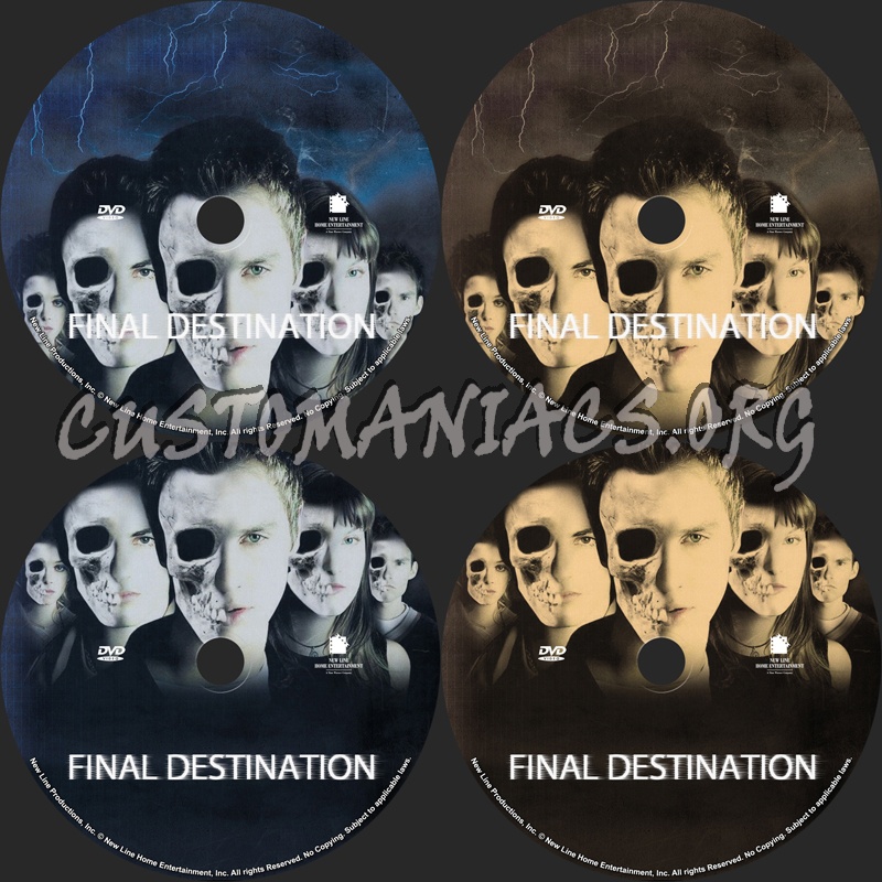 Final Destination dvd label