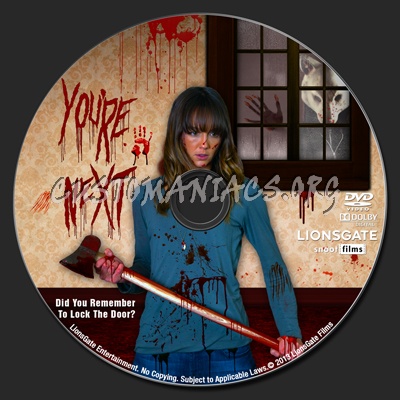 You're Next dvd label