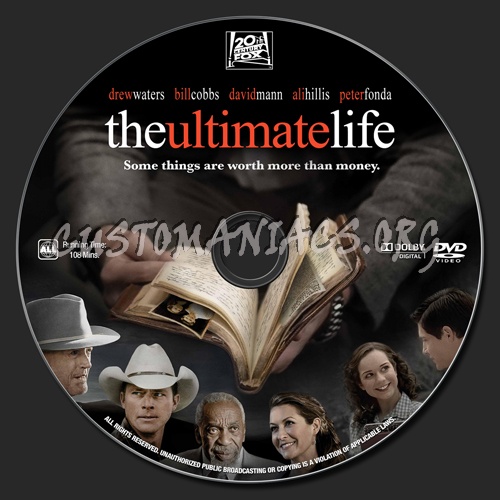 The Ultimate Life dvd label