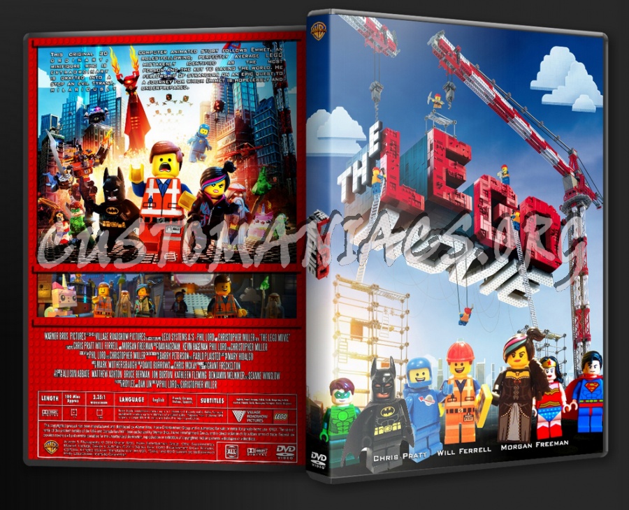 The Lego Movie (2014) dvd cover