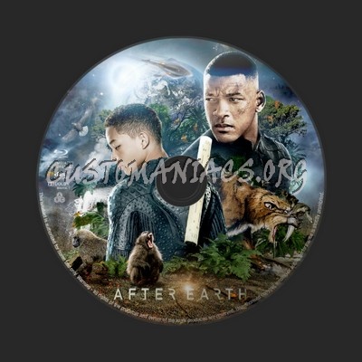 After Earth blu-ray label