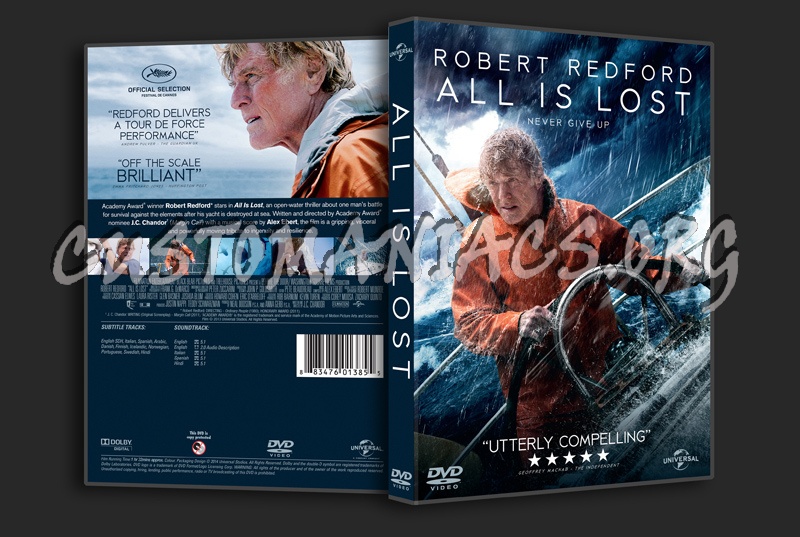 All Is Lost dvd cover