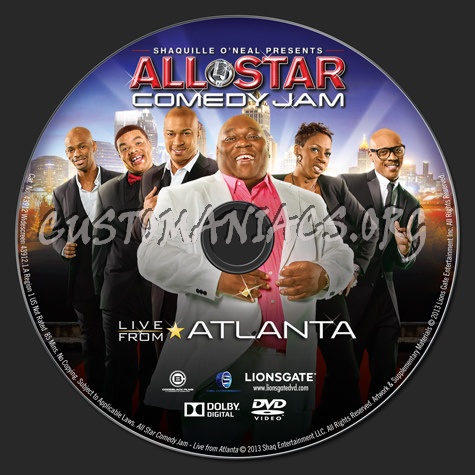 All star Comedy Jam Live From Atlanta dvd label