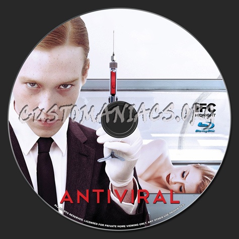 Antiviral blu-ray label