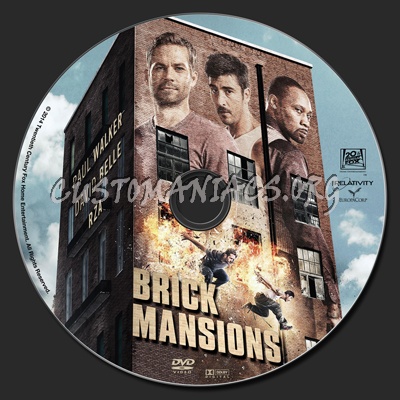 Brick Mansions dvd label