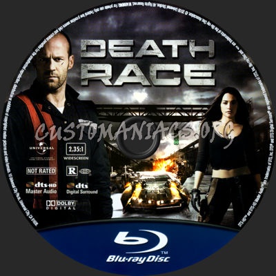 Death Race (2008) blu-ray label