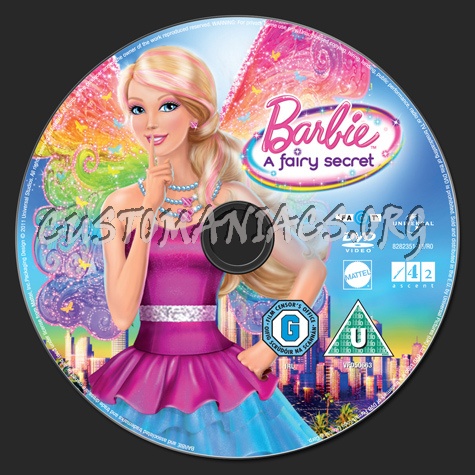 Barbie A Fairy Secret dvd label